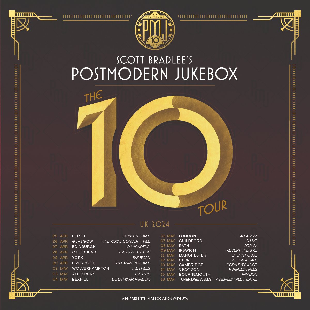 *ONLY ONE WEEK TO GO* Don't miss Scott Bradlee's Postmodern Jukebox live at the Assembly Hall Theatre on May 16th at 7:30pm!! Book your tickets now at: assemblyhalltheatre.co.uk/whats-on/scott…