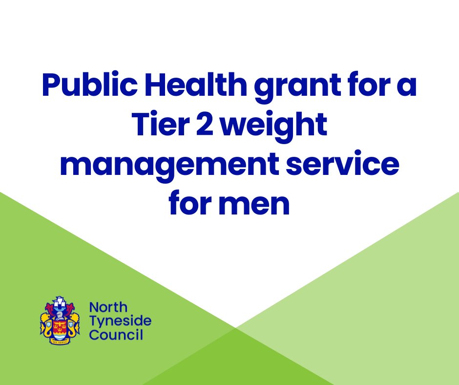 📢 Our Public Health team is looking for a provider to deliver a tier 2 weight management service for men in North Tyneside. ℹ You can find out more about the grant including the value, timelines and specification here: my.northtyneside.gov.uk/category/1676/…