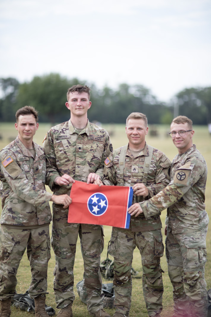 Congratulations, Staff Sgt. David Riddick, Sgt. Joshua Owen, Spc. Noah Eddings, and Spc. Seth Carter! ICYMI: the @TNMilitaryDept Soldiers are the nation’s best tank crew, taking first place in the 2024 Sullivan Cup competition. 🔗ngpa.us/29548