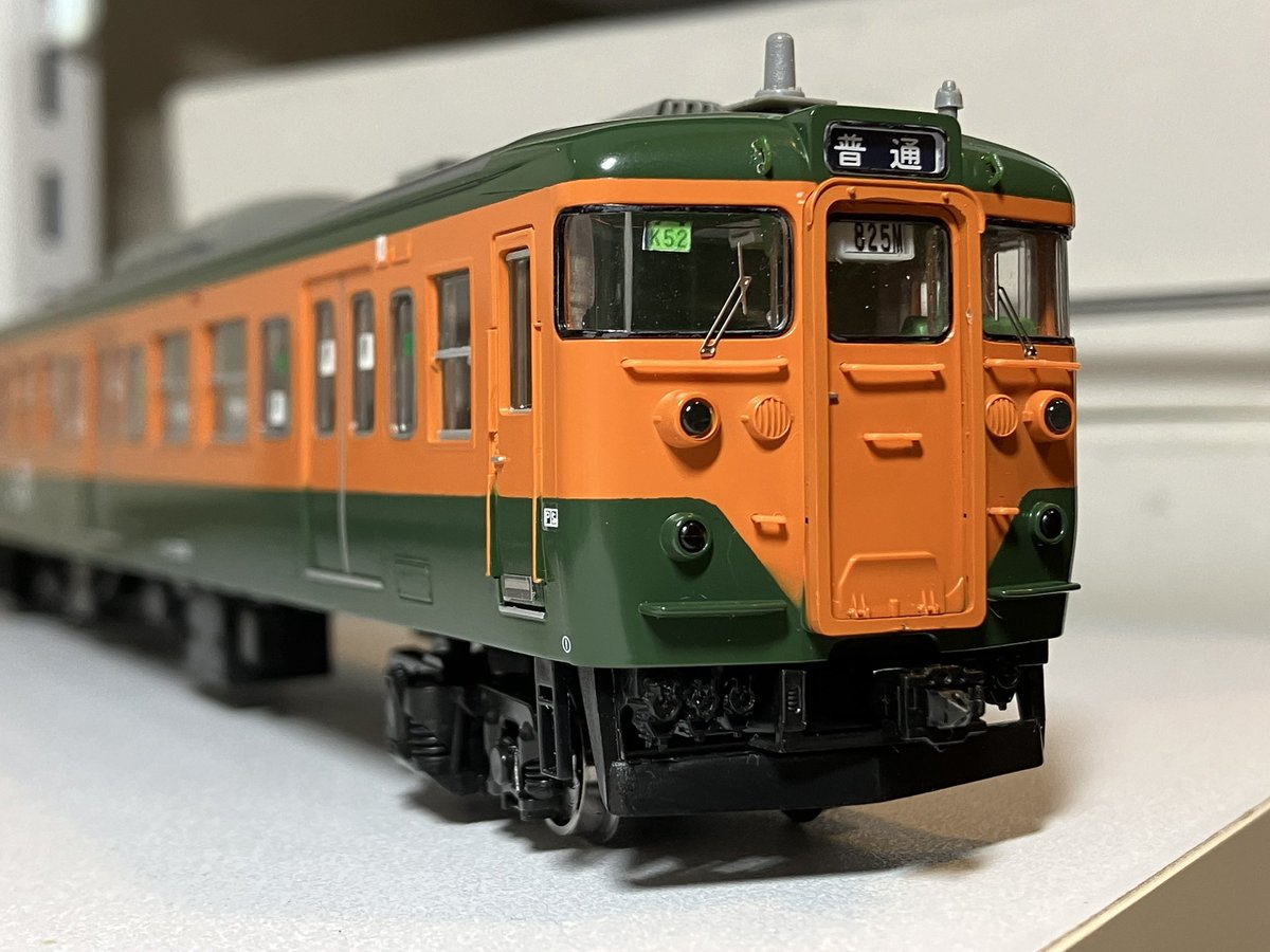 113系をさらに装飾していきます。 列車番号表示器（鑛鉄道さん