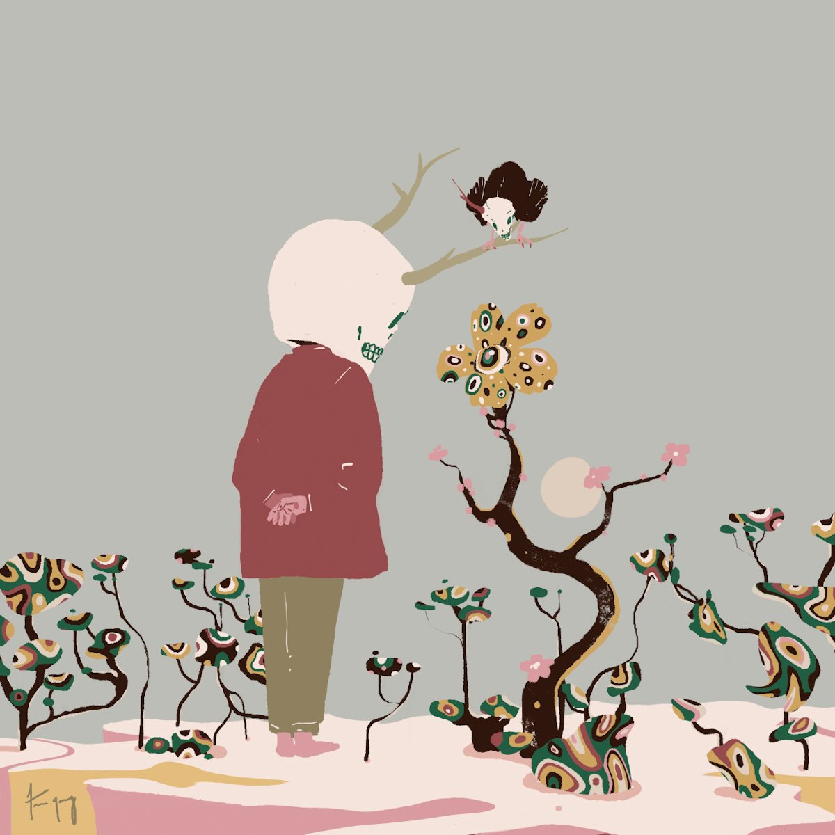 'Terrestrial Garden'

This is my first completed piece of '24, and my first completed piece since November '22. 

-
Minted on <a href="/SuperRare/">SuperRare</a> 
#art #illustration