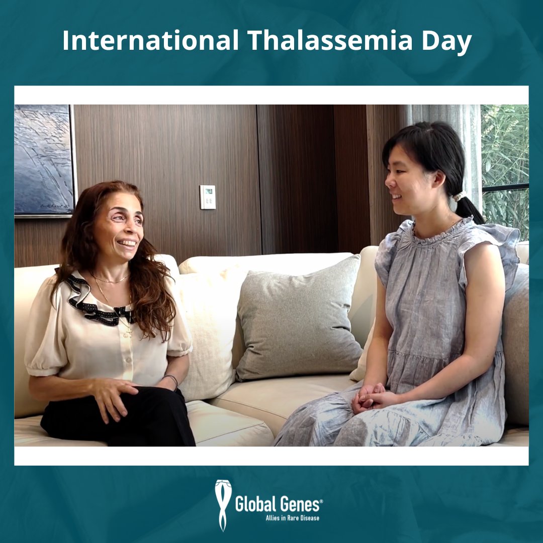 Today is #InternationalThalassemiaDay (May 8). Maria Hadjidemetriou, who lives with thalassemia, met with her #RARECompassionProgram partner, med student Julia Su, to talk about the obstacles thalassemia patients face. Watch: globalgenes.org/video/bright-f…