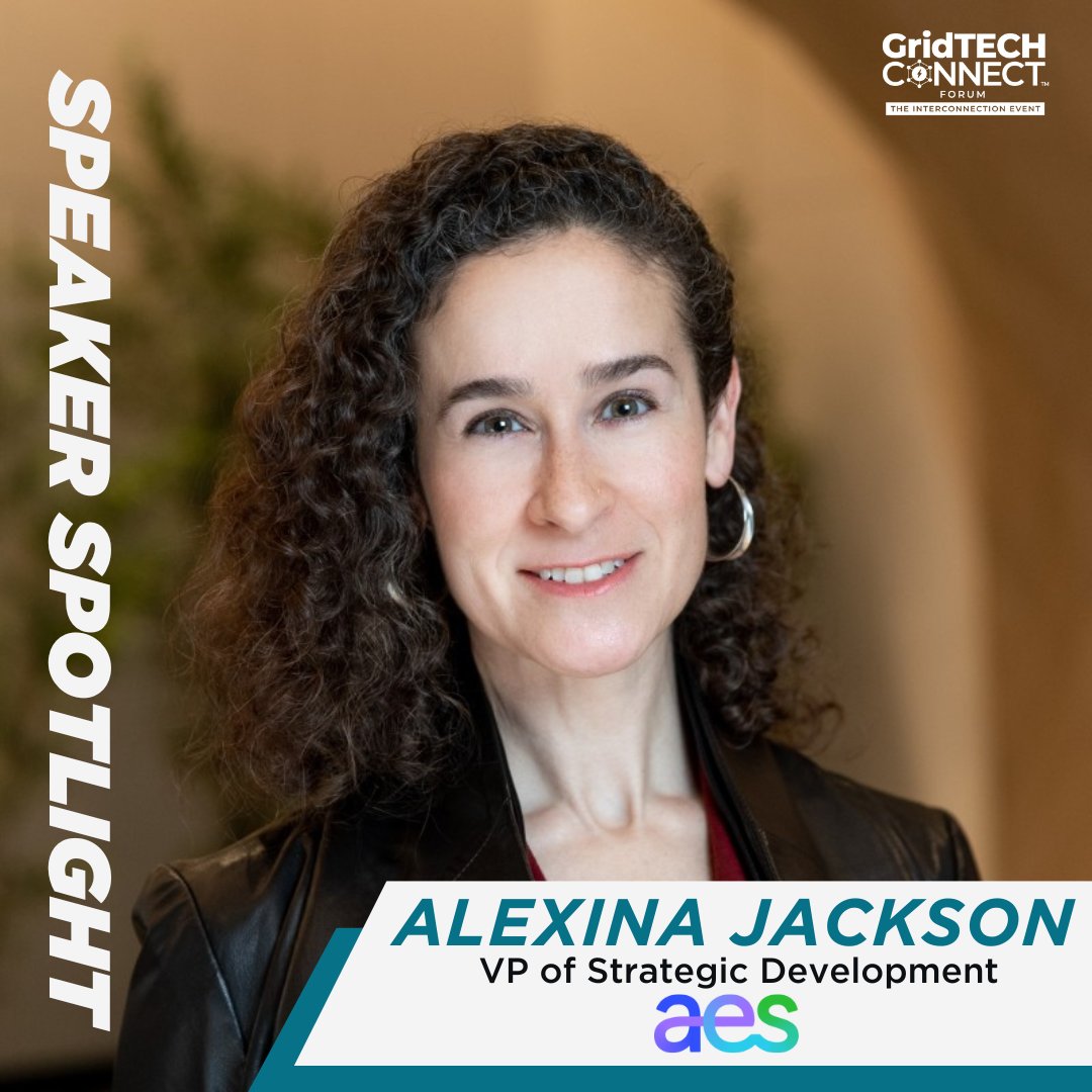 Meet Alexina Jackson from @TheAESCorp, our expert speaker at the upcoming event! Mark your calendars for June 25, 3:15-4:00 pm, as we dive into 'Alternative Technologies for Grid Planning and Operations.' It's going to be an enlightening session💡 Join us bit.ly/3ICrEyY