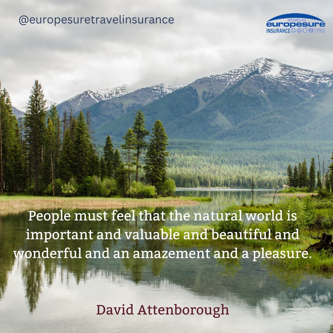 Happy Birthday to Sir David Attenborough, who has taught us all the value of treading lightly, wherever we travel. 

#europesure #travelinsurance #responsibletravel #sustainability #wildlifeprotection #respectfornature #Attenborough