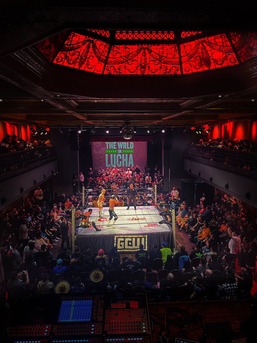 Still blown away by the amount of love and support TheWrldonLucha received last Sunday night . Magical evening, beginning to end, top to bottom . Fans showed up and showed out, and the love was felt all night . Thank you all and Long Live Lucha Libre ! 🙏🏼🙏🏼