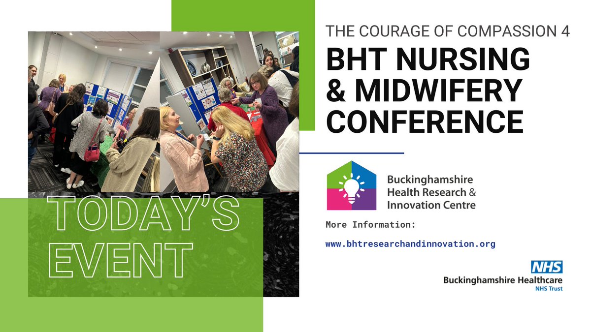 Our Research and Innovation Team are out in full force attending today's event at The Courage of Compassion 4, BHT Nursing and Midwifery Conference. Today's guest speakers have been phenomenal, a great day to be part of.