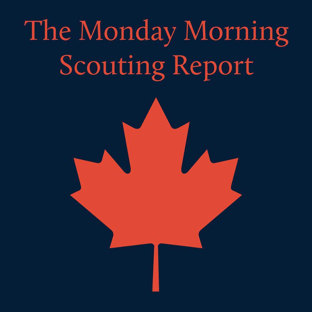 Working on my 2025 Rankings that include the top 150 Canadian Prospects - both Canadians playing intl and intl's playing in Canada. If you want to recruit Canada you need The Monday Report! NCAA and NBA MVP's are Canadian and were late bloomers, don't miss out on whose next!