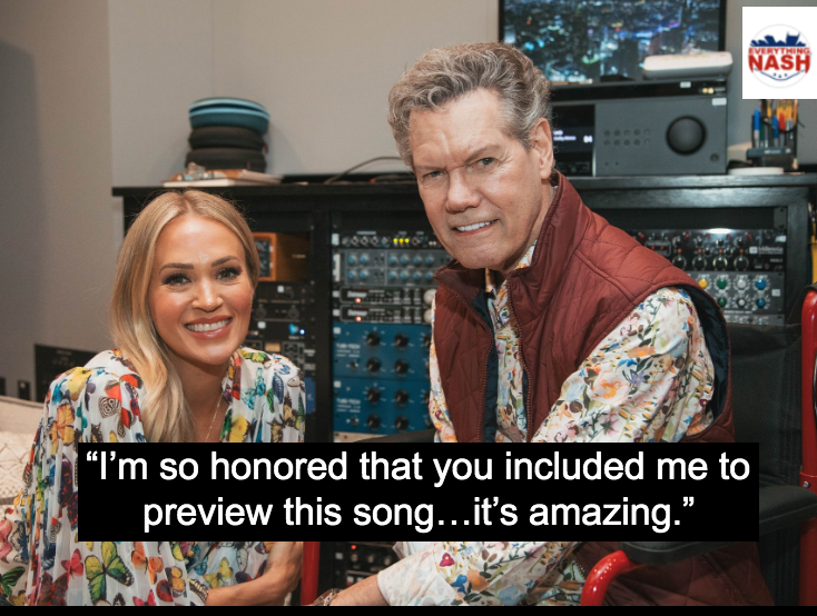 .@carrieunderwood was among the first to hear @randytravis' 'Where That Came From.' Watch:

tinyurl.com/54ppm2ve