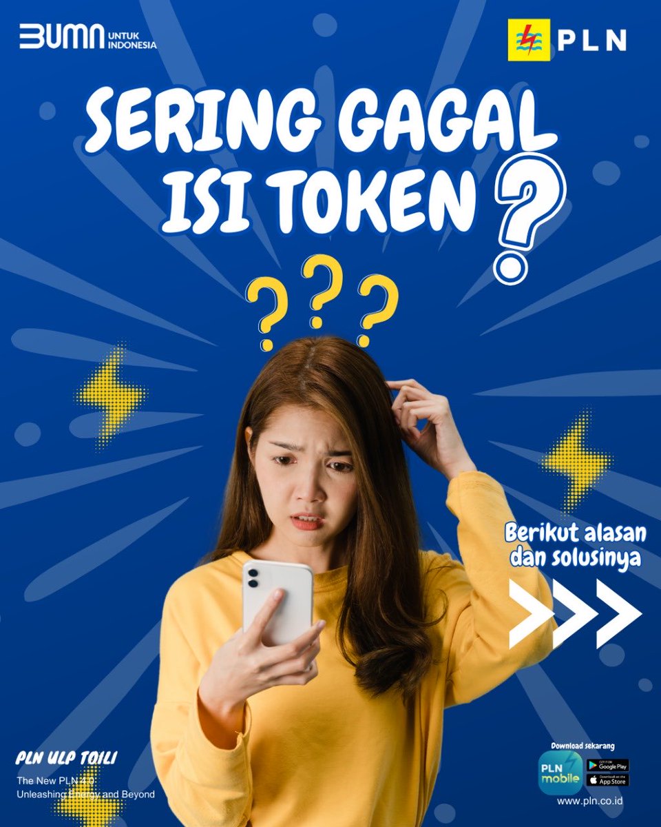 el_raffasya's tweet photo. Siapa nih pengguna listrik token ?
Sering gagal input? Harus tau nih penyebab dan solusi ngatasinnya.
#PLNuntukIndonesia #tipslistrik #matura2024 #MetGala https://t.co/O426nB3asm
