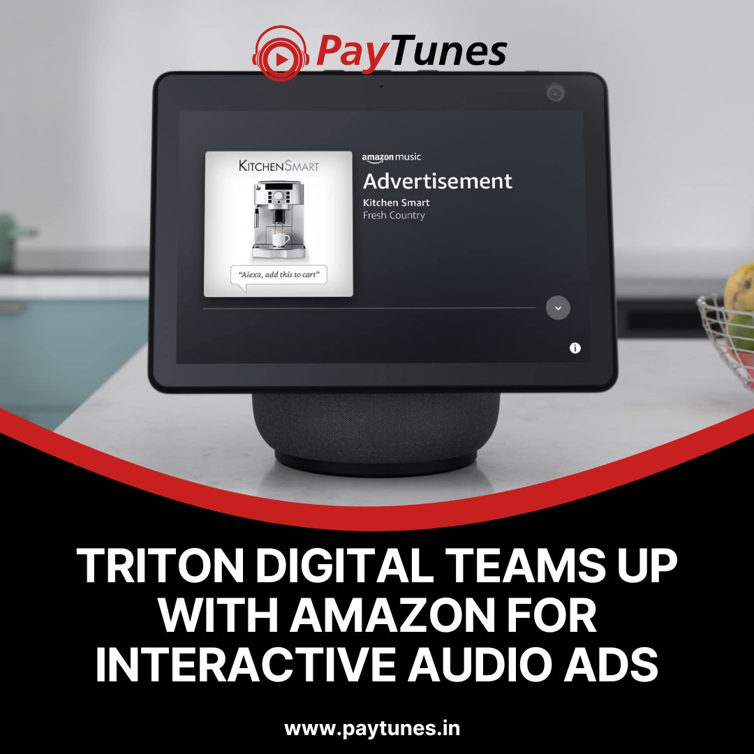 Triton Digital Teams Up with Amazon for Interactive Audio Ads
.
Visit to read more - paytunes.in/blog/triton-di…
 #DigitalAdvertising #AudioMarketing #BrandCollaboration #AdvertisingTechnology #AmazonAds #TritonPartnership #paytunes