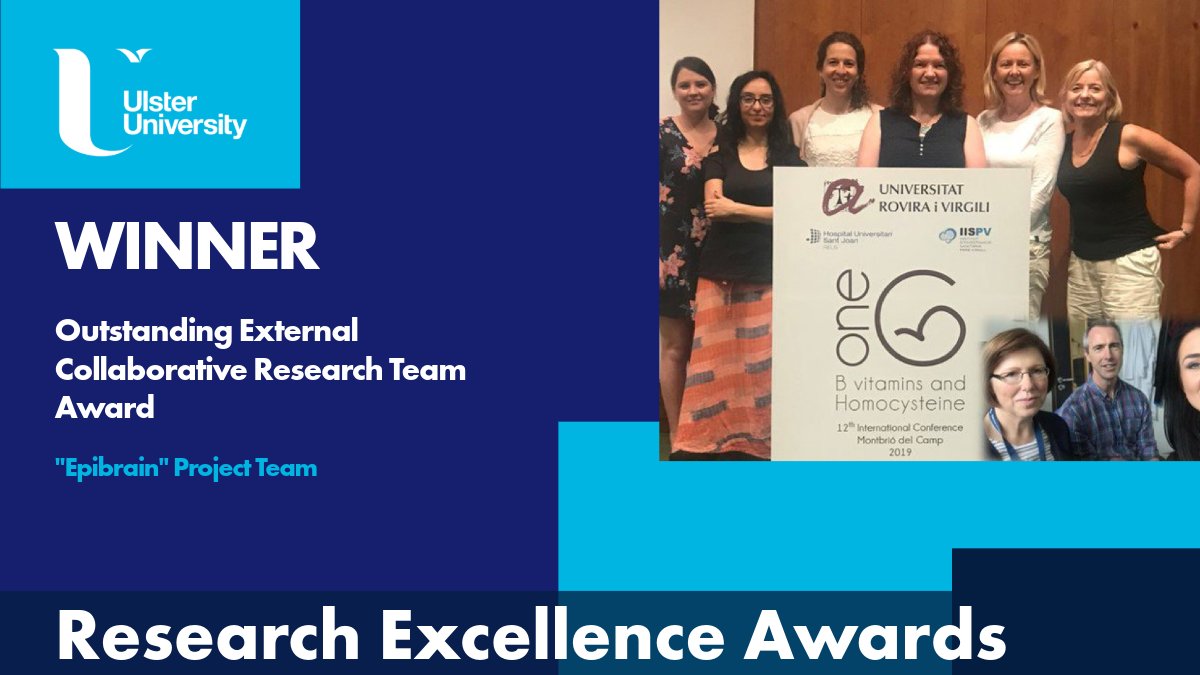 The Outstanding External Collaborative Research Team Award goes to the “Epibrain” project team. “Epibrain” explores the epigenetic effects of folate and related B-vitamins on the brain throughout life. #ProudOfUU