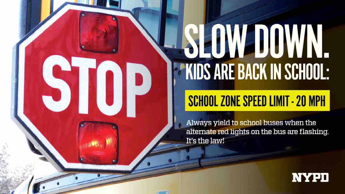 Let’s keep our kids safe. Take extra care when traveling in school zones.🚸 Please be mindful of 🚍 🚌 picking up and dropping off children.