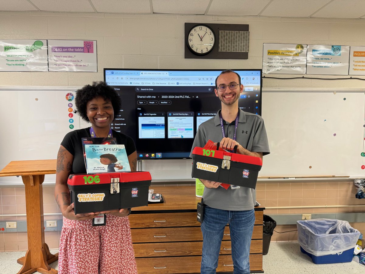 We would like to thank the Loudoun Education Foundation for the grant that permitted us to give each classroom and each teacher a "toolbox" to use essential coping skills that our UMHT has been teaching.