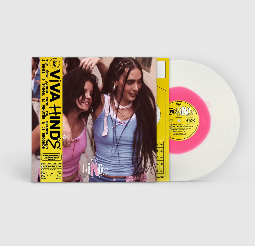 HINDS 'Viva Hinds' 06/09/24 💓 Magenta in transparent clear colour LP 💓 Pre-order: tinyurl.com/AssaiHinds The beloved Spanish indie rockers are back with album #4, ft. their first fully Spanish language songs + collabs with the likes of Beck & Grian Chatten (Fontaines DC).
