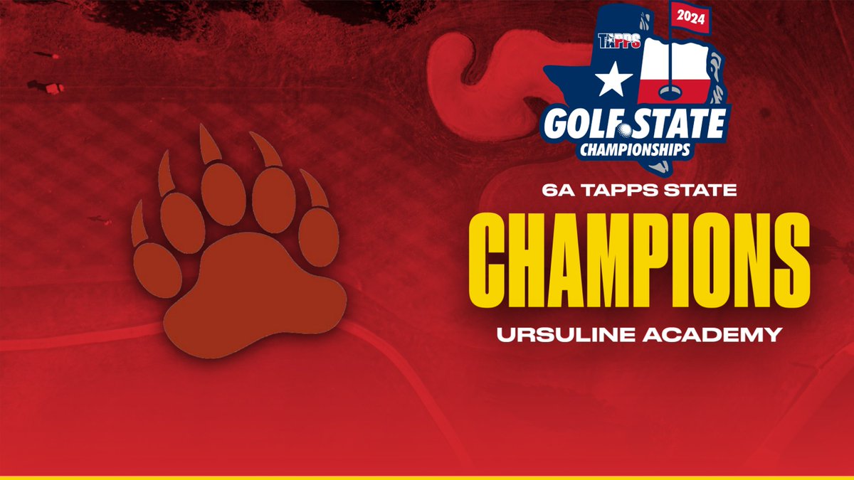 TAPPS_Golf's tweet photo. Congratulations to Ursuline Academy, your TAPPS 6A Girls State Champions!! https://t.co/x3rSIjgFHz