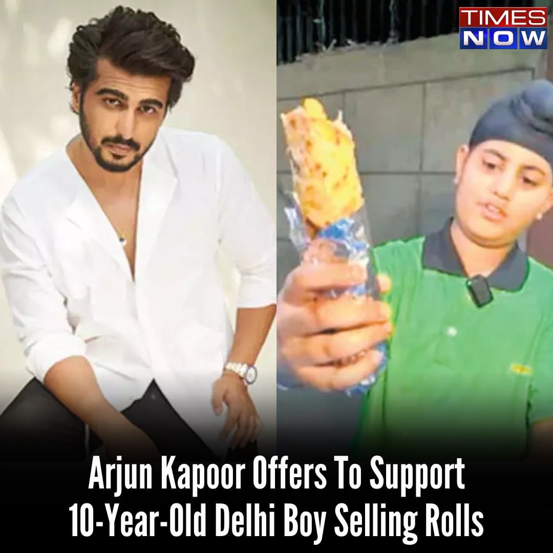 Arjun Kapoor Offers To Support 10-Year-Old Delhi Boy Selling Rolls

READ MORE- timesnownews.com/viral/arjun-ka…

#Viral #ArjunKapoor