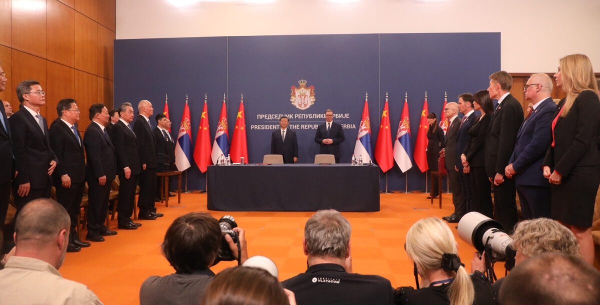 🇷🇸Vučić, 🇨🇳Xi sign joint statement, 28 agreements on cooperation exchanged: shorturl.at/cftwT