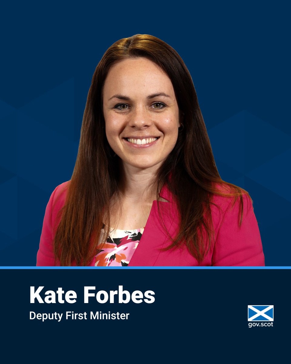 First Minister @JohnSwinney has appointed @_KateForbes as Deputy First Minister. 'I am very pleased to appoint Kate as Deputy First Minister. She is an immensely talented politician, and her new role will prove critical as we focus on our key commitments.”