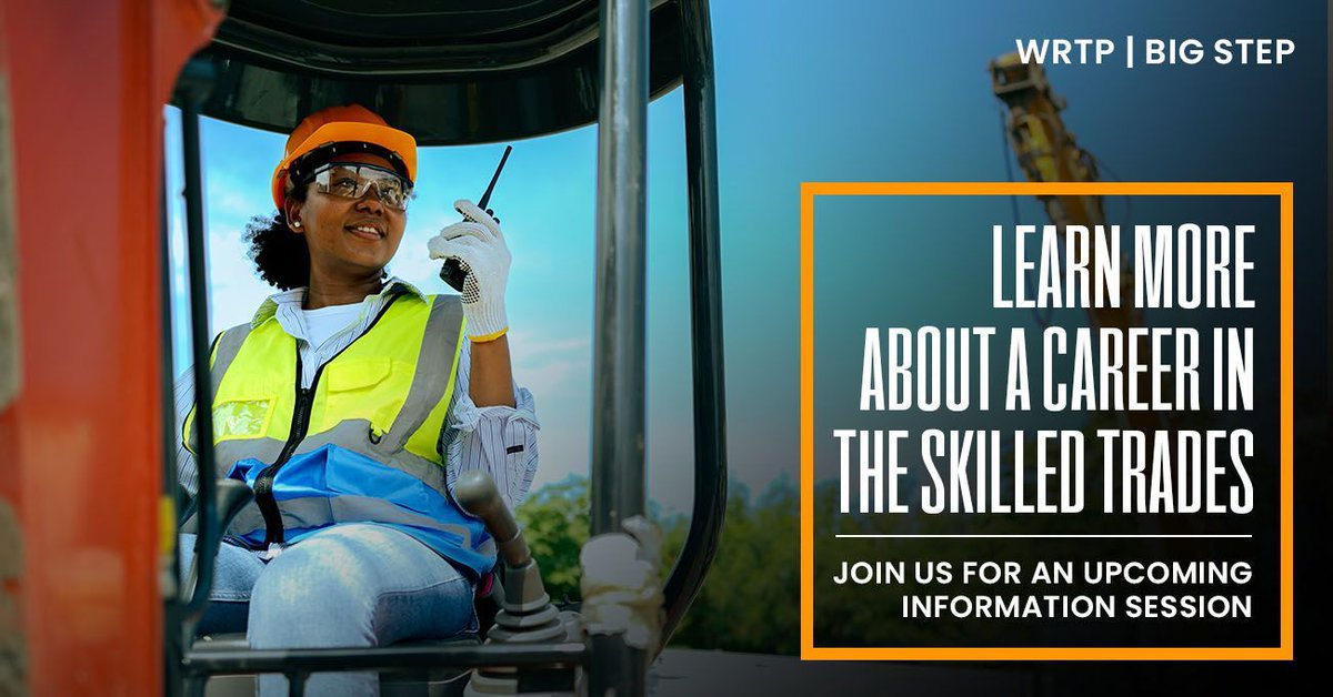 Join one of WRTP | BIG STEP’s FREE information sessions and learn how the #skilledtrades offer you: 🔨 Immediate benefits 🔨 Family-supporting pay 🔨 And more Get started today: 📞 (608) 738-9722 🔗 wrtp.org/event/se-wrtp-… #Construction #NowHiring #Manufacturing
