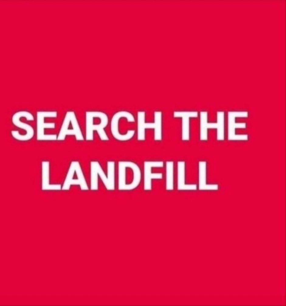 #searchthelandfill so they can rest ❤️