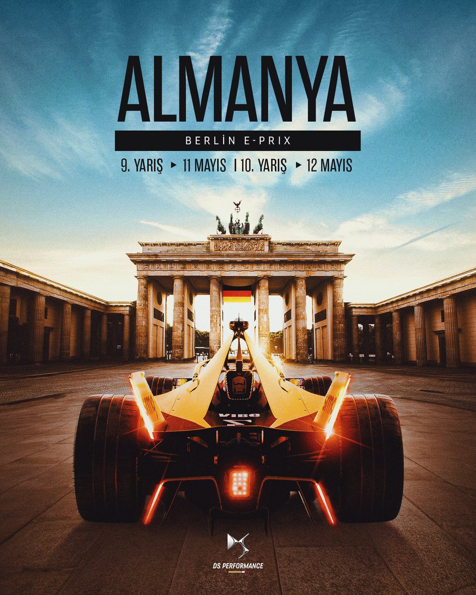 Berlin’de Formula E yarışlarına hazır mısınız?

@svandoorne @JeanEricVergne

#DSautomobiles #DSPENSKE #ABBFormulaE #BerlinEPrix