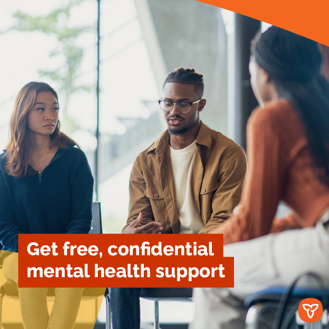 ONThealth's tweet photo. Depression and anxiety are the two most common #MentalHealth issues in Ontario. Adults (18+) can access free cognitive-behavioural therapy and related services through the Ontario Structured Psychotherapy Program.

Visit: https://t.co/hoP1hEAhF3 #MentalHealthWeek https://t.co/K9V3t2aH9M