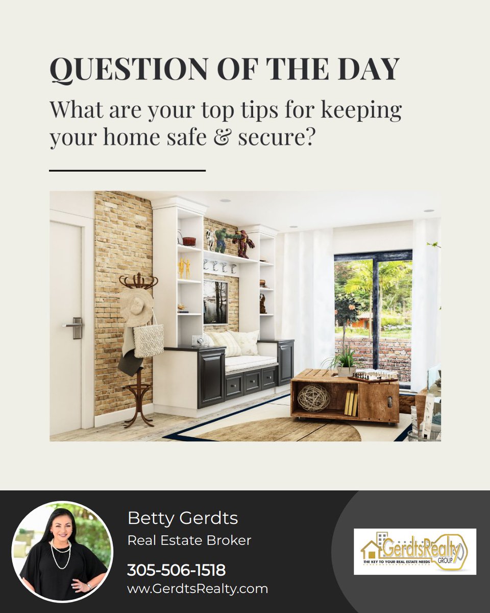 Keeping your home safe is crucial! What are your top tips for keeping your space safe and secure? 

Whether it's installing smart locks or setting up a robust security system, share your insights!

#homesafety #homesecurity #securehome #safehome #safetytips