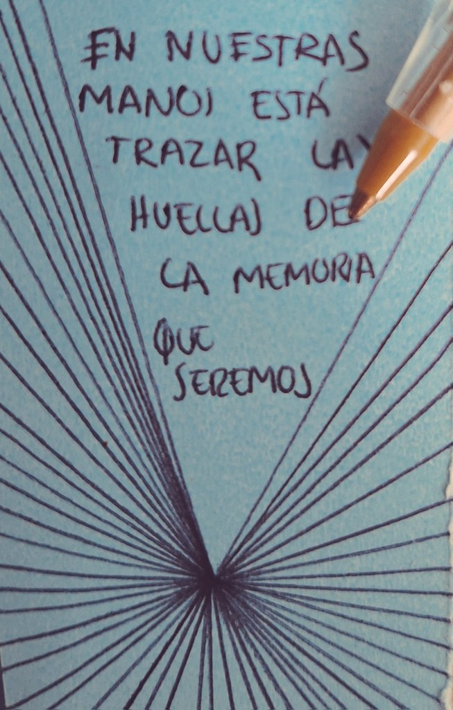 Un fragmento del discurso pronunciado por @irenevalmore  en el acto inaugural de la Filbo2024
Pero nada más  cerca a la realidad que esta corta frase.... seremos lo que hacemos por trazar huellas memorables, bonitas y limpias.