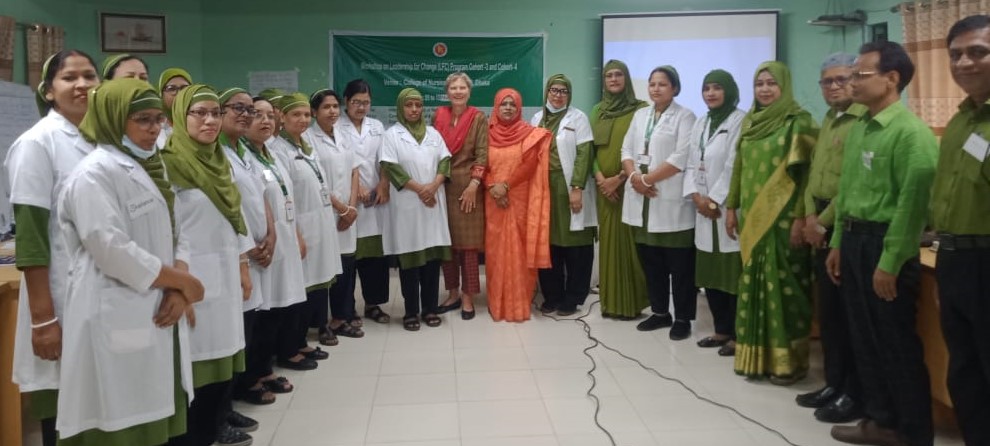 #ICNLFC programme #Bangladesh Cohort 3 Workshop 2 with 47 participants imparted with critical topics including #nursing workplace safety, communication effectiveness in #healthcare teams and #patients & families. We thank @GAC_Corporate and @Cowater_Intl for their support!