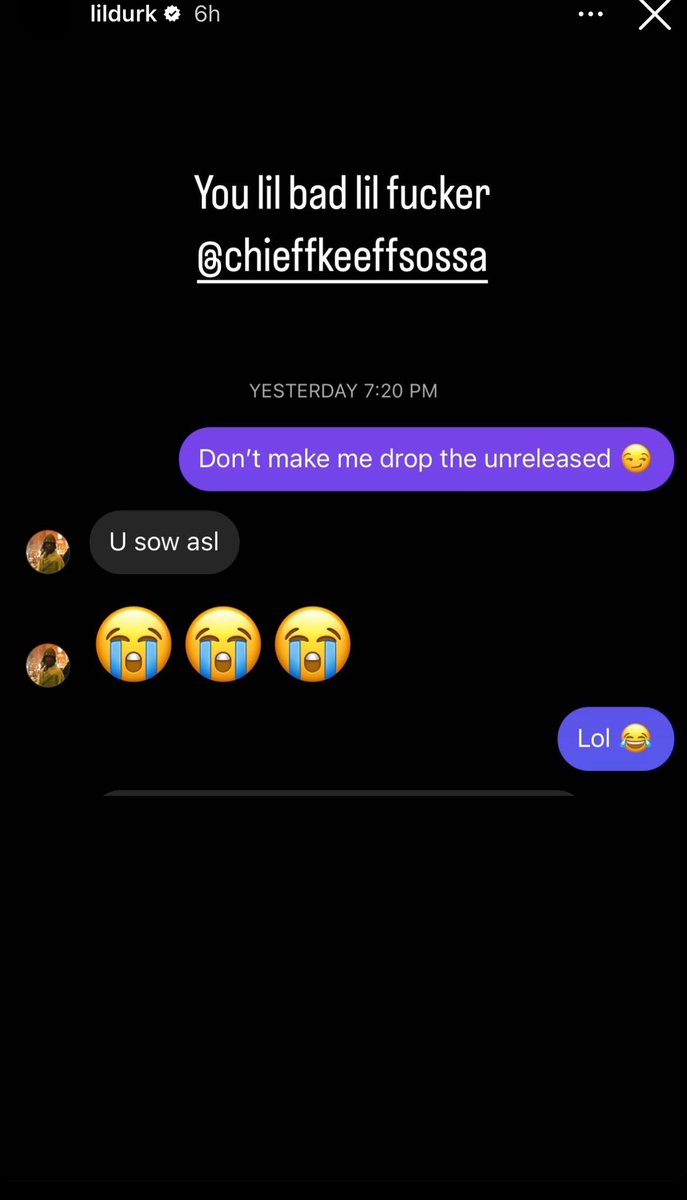 Lil Durk Shares Messages Between Him And Chief Keef.👀