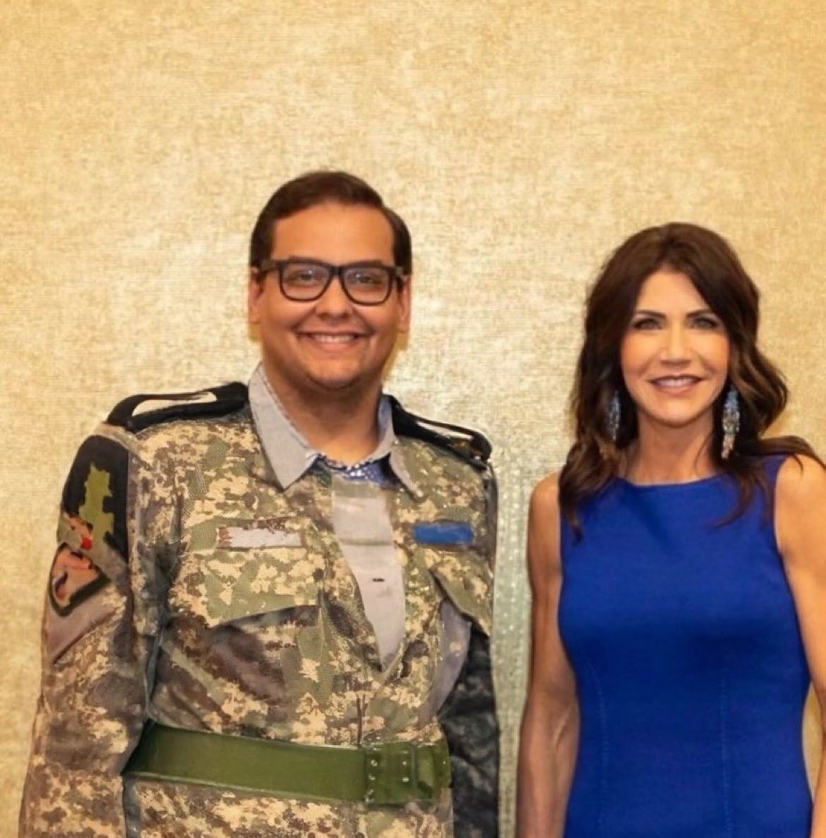 Kristi Noem released her photo with Kim Jong Un. 😏