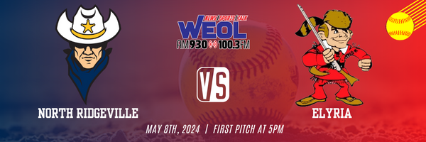 WEOL_Media's tweet photo. GAMEDAY on WEOL! 🥎

Today's Tournament Diamond Duel⬇️

Elyria @softballelyria
@
North Ridgeville @Softballnrhs 

⏰5pm
📻AM 930 &amp; 100.3 FM
💻https://t.co/J21itYSNPh https://t.co/P0RfHUdbfI