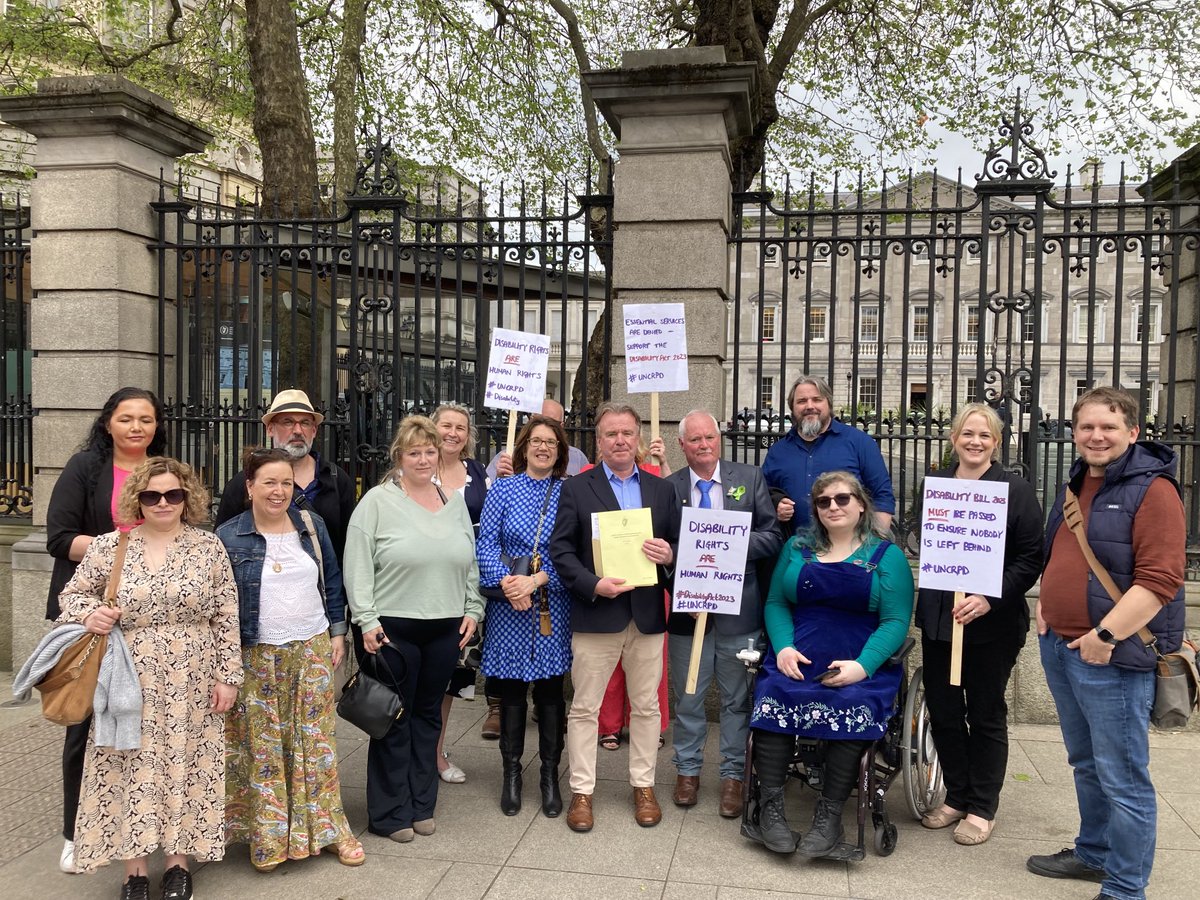Just About to Bring #Disability (Rights) Bill 2023 to Committee Stage in Seanad Éireann ⁦<a href="/OireachtasNews/">Houses of the Oireachtas - Tithe an Oireachtais</a>⁩ - Fingers &amp; Toes Crossed! This has the Potential to be an Historic Moment for the Fundamental Human Rights of #Disabled Citizens in Ireland - Is Féidir Linn