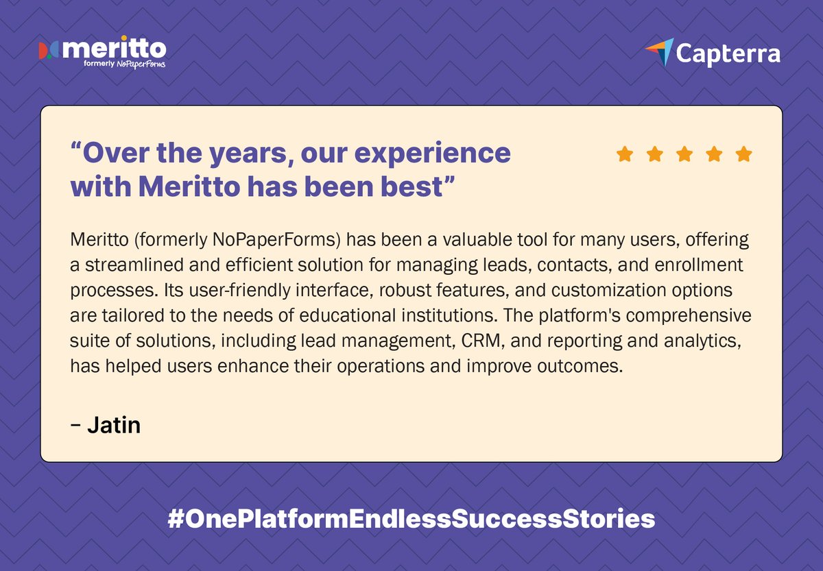 🌸 What a way to end the day! Nothing beats the feeling of receiving glowing testimonials like this one—it's the perfect cherry on top while we continue to solve for our customers.

#OnePlatformEndlessSuccessStories #CustomerReview