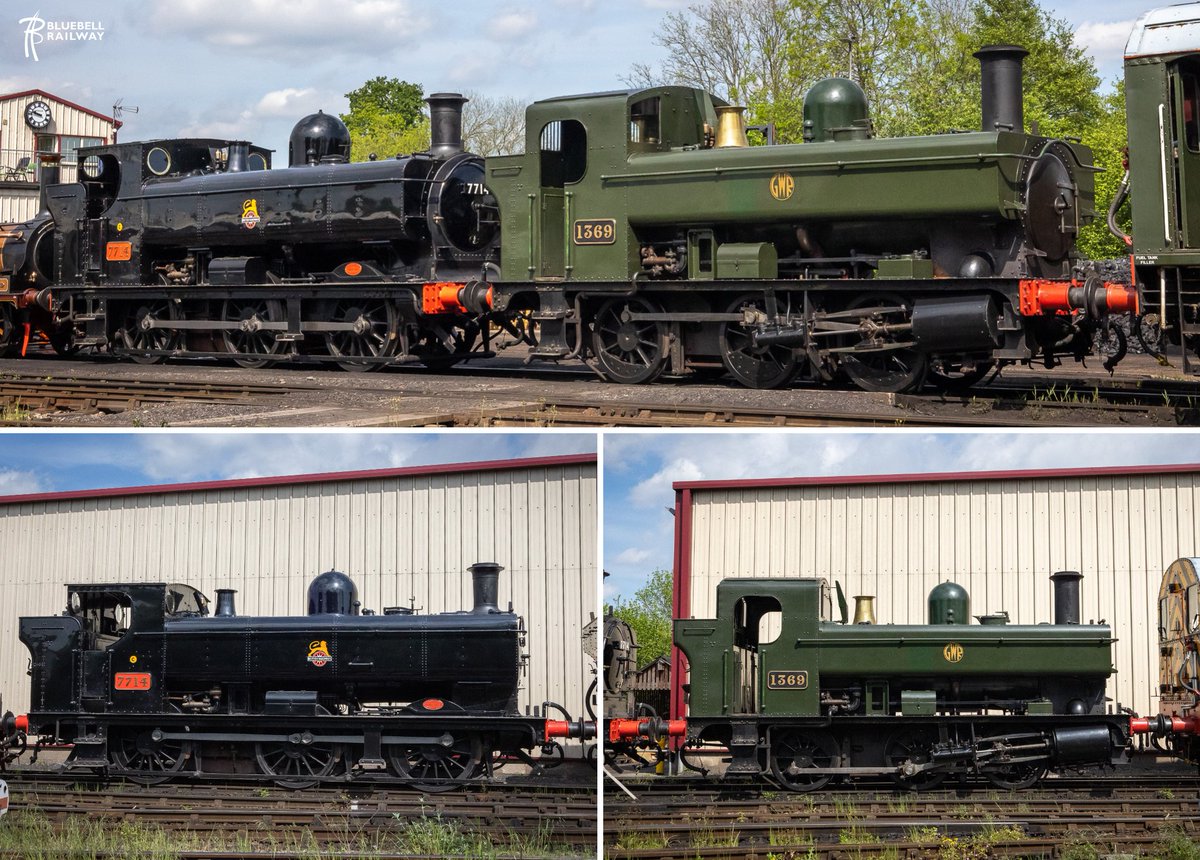 7714 and 1369 Arrive At The Bluebell Railway

Both our visiting GWR panniers have now safely arrived at Sheffield Park before our gala weekend taking place in a few day's time.

Here both locomotives here seen shortly after arrival and being positioned ready for the weekend.