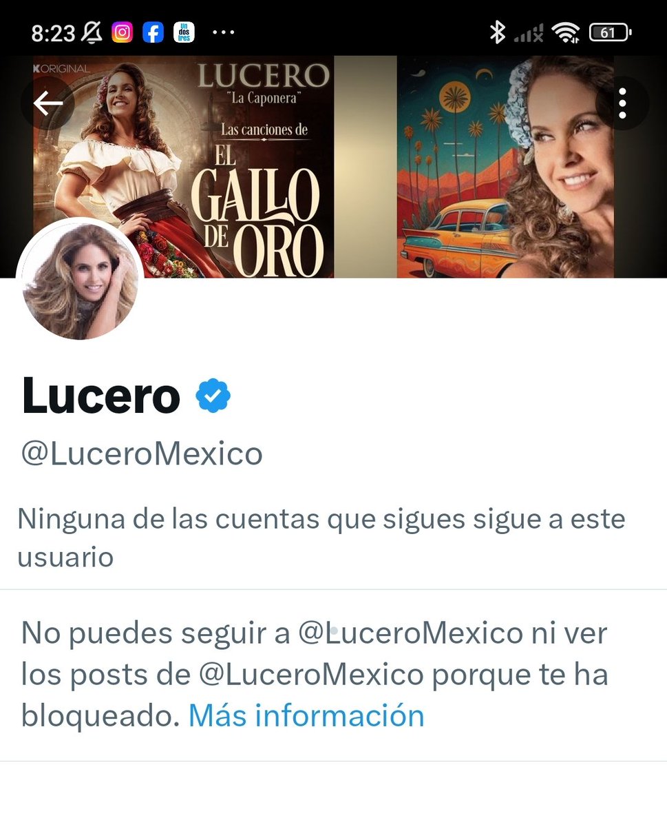 Ahora que le hice porque le cancelas @LuceroMexico #CANCELADOSPARASIEMPRE