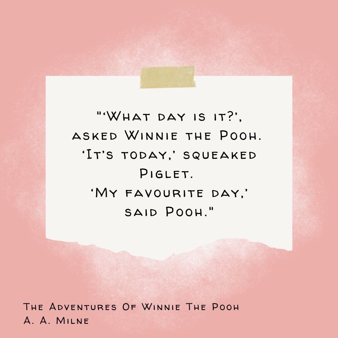 #wednesdaywisdom #wisdomwednesday #willoughbybooks #book #books #winniethepooh #poohbear #piglet #100acrewood #aamilne #kidsbooks #classics #reader #reading #booksubscriptionbox #gift #presents #giftideas #may #spring #summer #leicester #smallbusinessuk

thewilloughbybookclub.co.uk