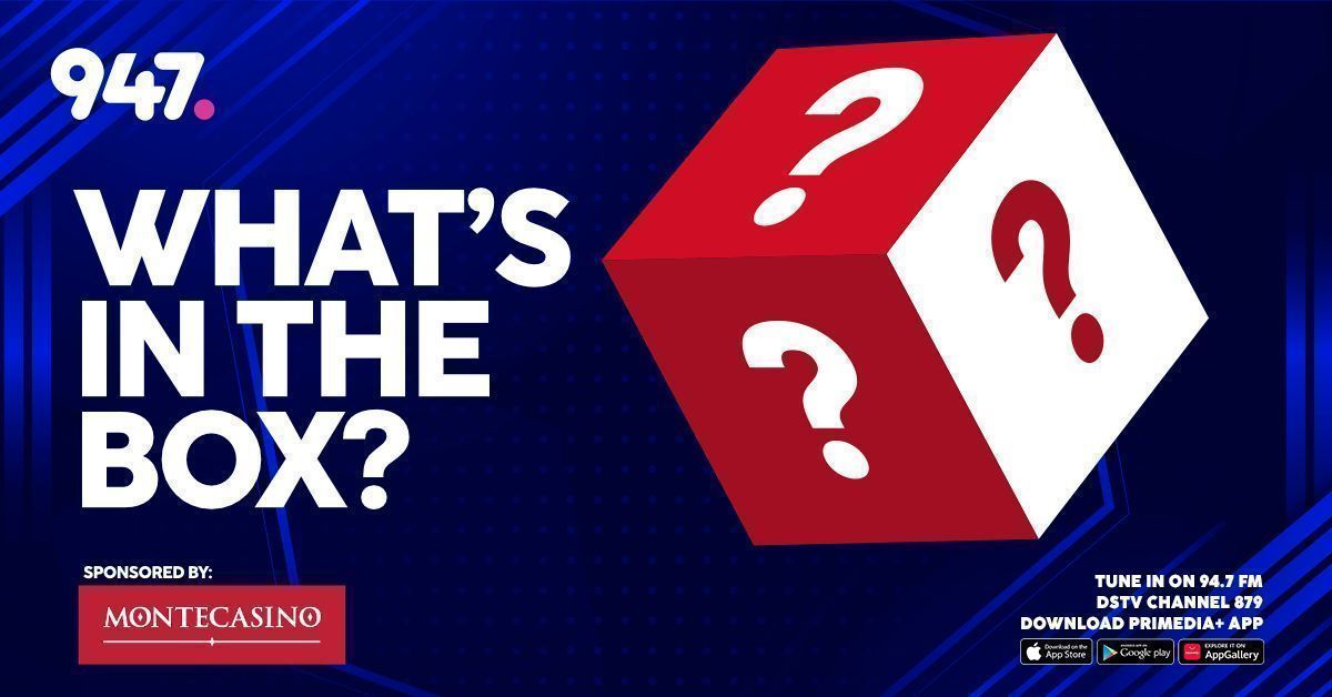 Can you guess #WhatsInTheBox? Stand a chance to WIN awesome prizes with @montecasinoza Take a peek inside the branded box to glimpse the object. Submit your personal details & your guess. Listen to #947DriveWithThando for clues. Visit buff.ly/42i46IA