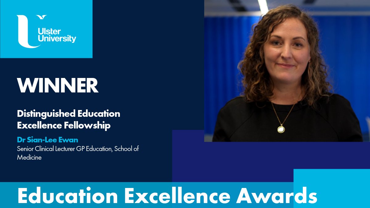 The next award is for the Distinguished Education Excellence Fellowship, recognising a staff member who has demonstrated a sustained and significant impact on students and colleagues. Congratulations to Dr Sian Lee-Ewan! #ProudOfUU