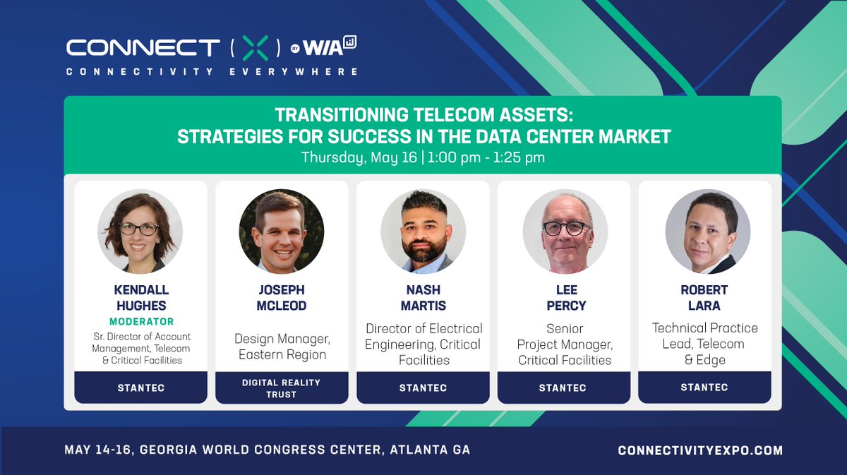 Learn about challenges and opportunities for edge computing integration! Join industry experts as they explore strategies for monetizing telecom infrastructure in the evolving data center landscape. 
Register today: hubs.la/Q02wx3Y20
#ConnectX24 #ConnectivityEverywhere
