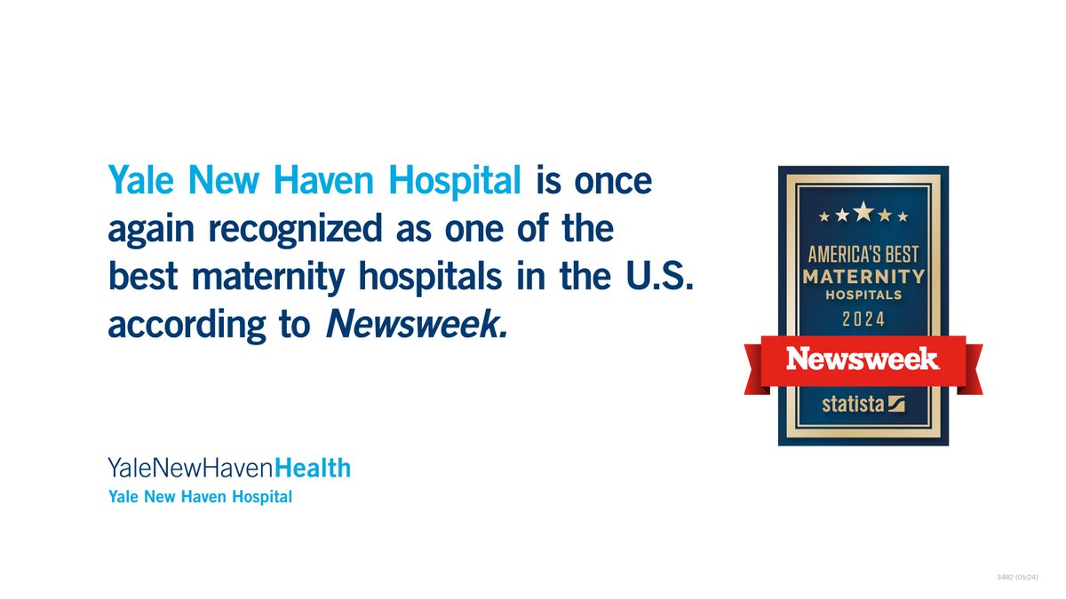 .@YNHH is proud to once again be ranked among America’s Best Maternity Hospitals by @Newsweek. See why we ranked: ynhhs.org/news/newsweek-…. @YaleMed