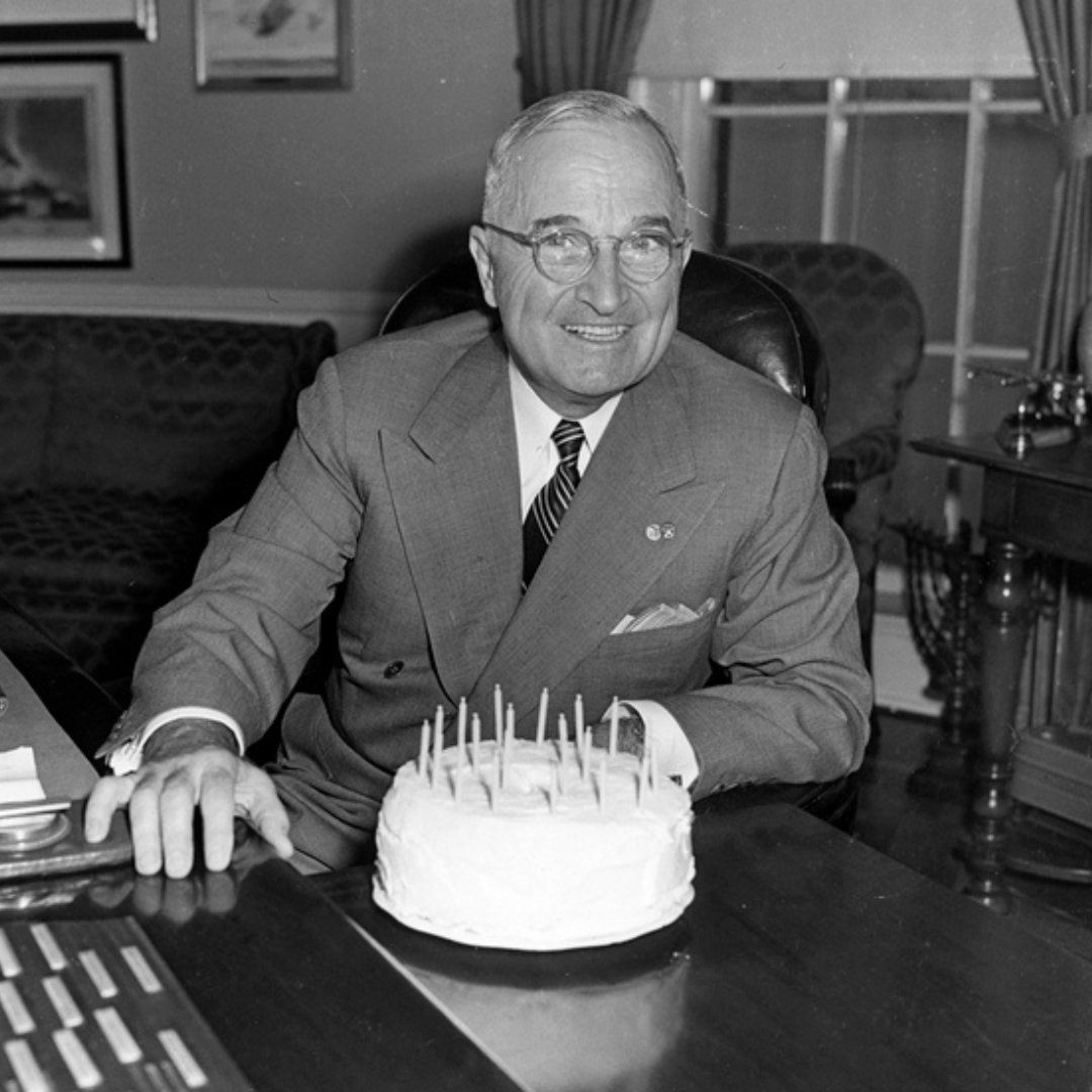 Happy 140th Birthday to our favorite President, Harry S. Truman!

Harry said it best! 'There's nothing better than cake, but more cake.'

#HappyBirthdayHarry #140th #PresidentialBirthday #HarryTruman