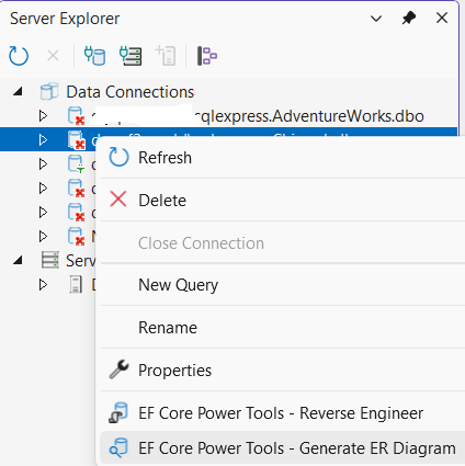 Create an ER diagram of your database directly from Server Explorer in Visual Studio - try it in the latest daily build of EF Core Power Tools
#dotnet #efcore #Database 
github.com/ErikEJ/EFCoreP…