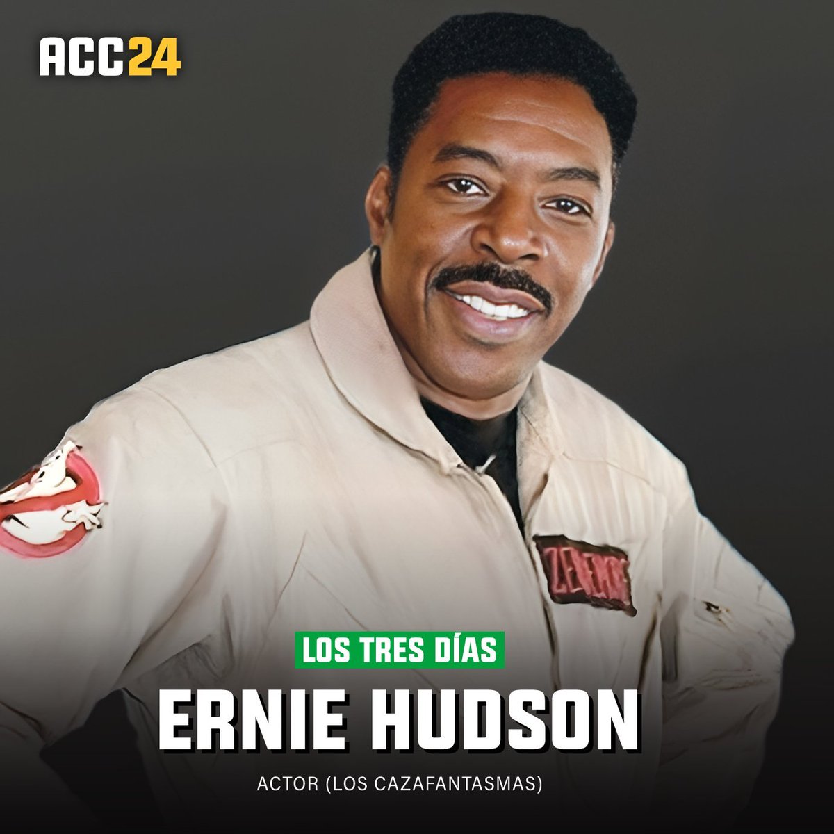 👻 #ErnieHudson, el intrépido #WinstonZeddemore de la legendaria franquicia #Ghostbusters.