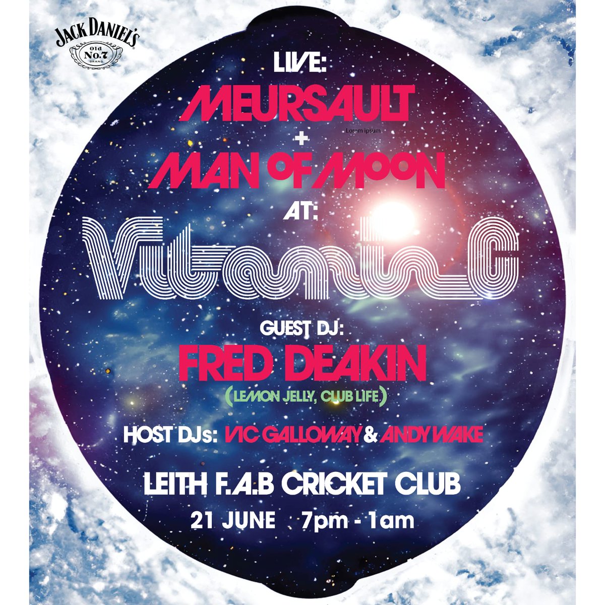 Club Life returns to Edinburgh this summer and as a warm up, I’m DJing on Friday June 21st at the FAB Cricket Club in Leith for @VicGalloway's top Vitamin C night alongside Meursault and @man__of__moon playing live. Can't wait - see you there! Tickets: tinyurl.com/vitcfred