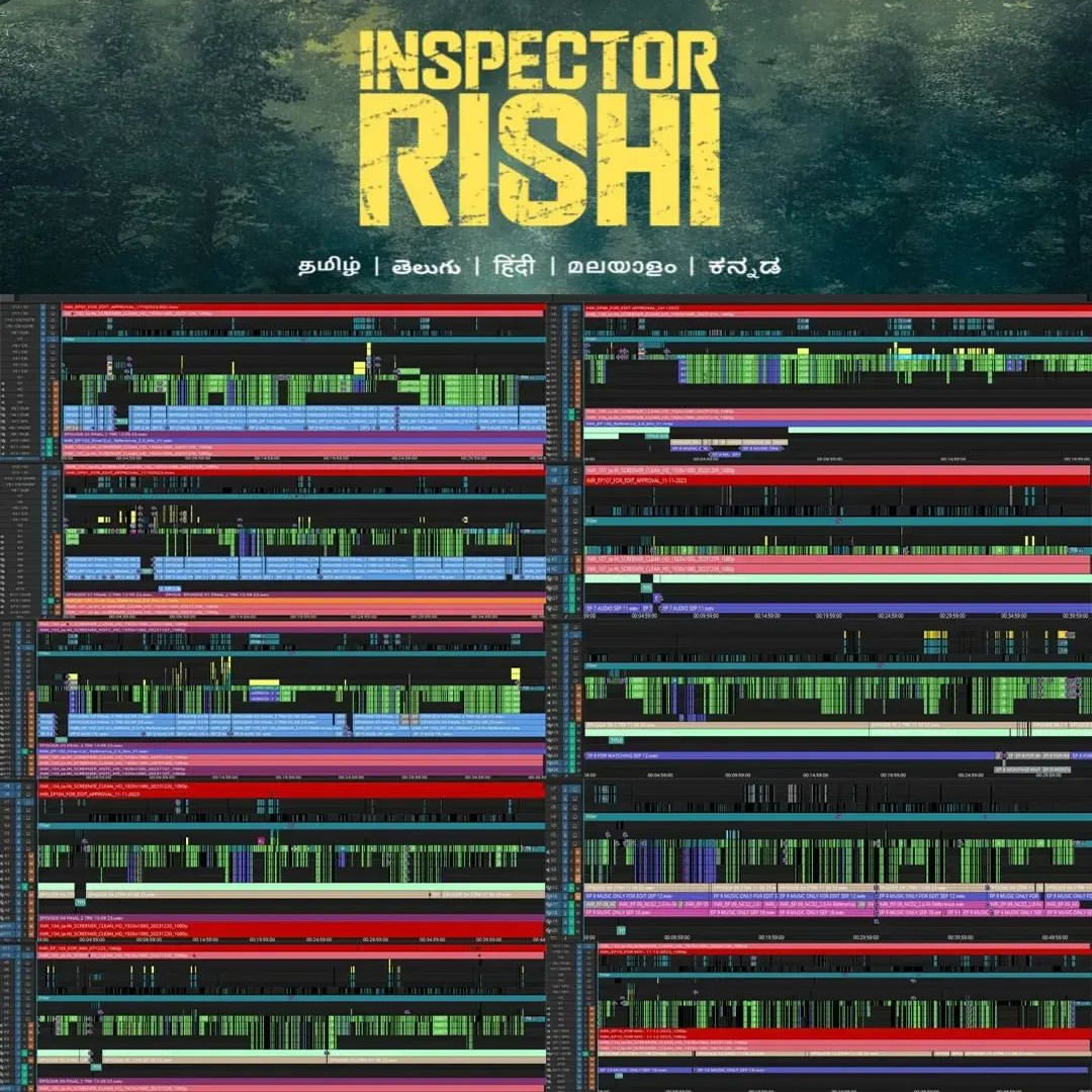 🎞️ Inspector Rishi timeline
📷 instagr.am/editormuruga
▶️ avid.com/media-composer

#inspectorrishi #timeline #avidmediacomposer #editing #editor #postproduction #mediacomposer #avid
