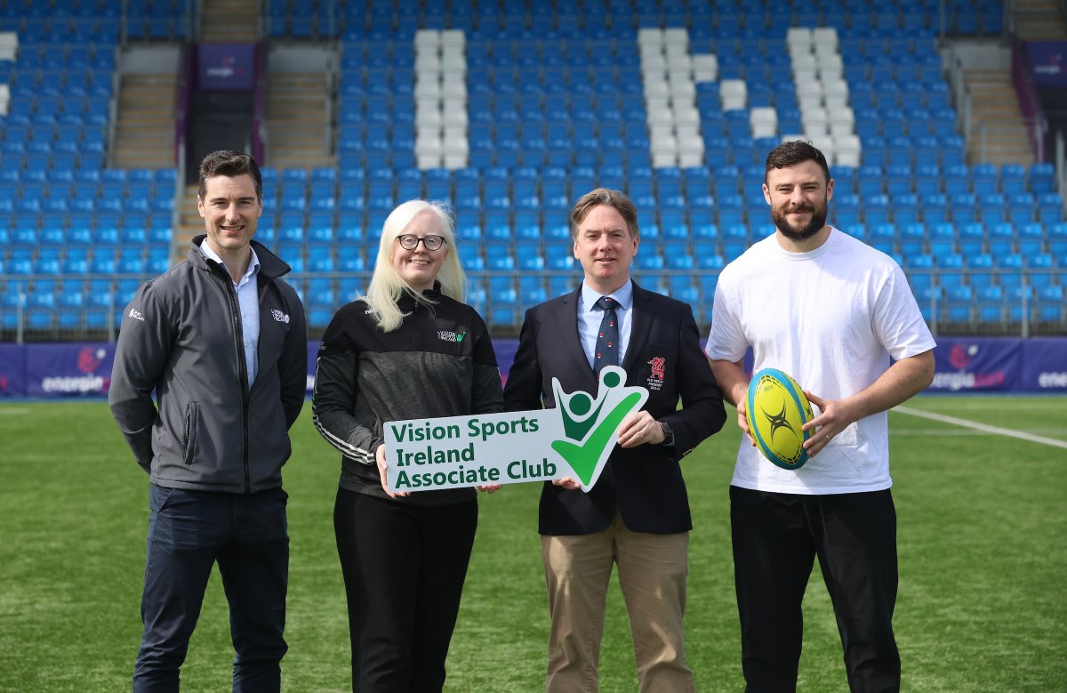 Robbie Henshaw Launches Vision Sports Ireland’s Associate Club Programme This initiative is designed to create a network of inclusive sports clubs around the country that are open to including individuals with vision impairments within their clubs. visionsports.ie/robbie-henshaw…
