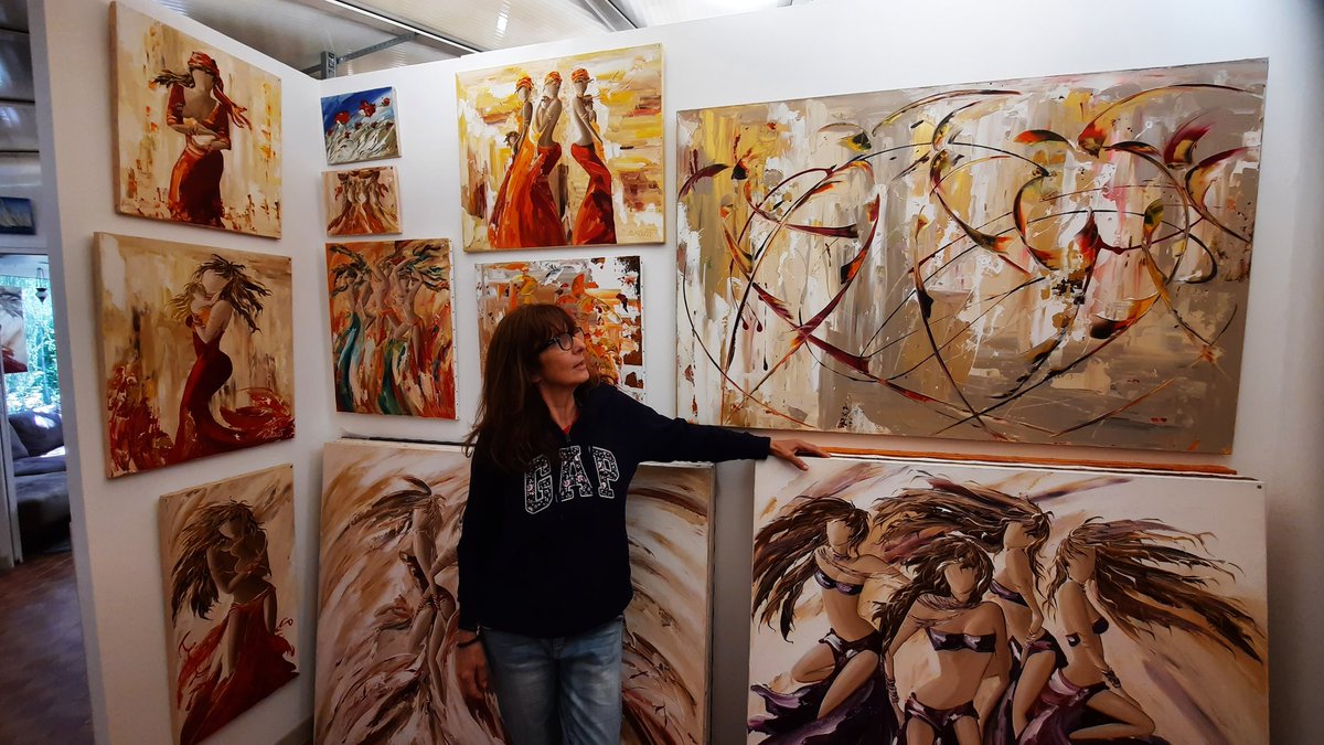 adaoust_art's tweet photo. Portes ouvertes aujourd'hui jusqu'à 18h30.
Et tout le week-end sur rendez-vous
Posez moi vos questions.
Visite de l'exposition en visio-conférence si vous voulez.
Galerie d'art Adaoust
1751 route de méounes 83870 Signes
https://t.co/VjYnD7VPvz
#ArtistOnTwitter #adaoust #mouvment #art