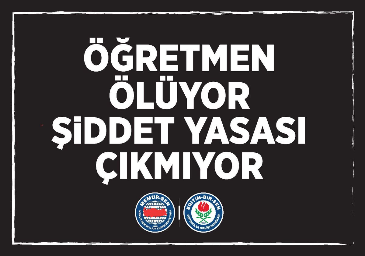 Söz Bitti Şimdi Eylem Zamanı!

Kınama mesajı Değil Öğretmene Yasal Güvence İstiyoruz!..
<a href="/EgitimBirSen/">Eğitim-Bir-Sen</a>