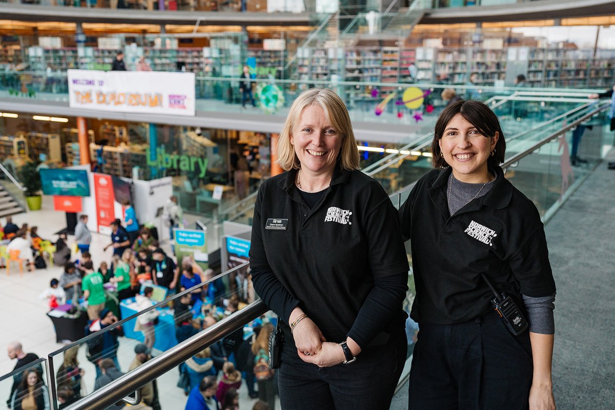 We're hiring! 😍 Passion for events and community engagement? ✏️ Great organisational skills? 🧪 Want to help make Norwich Science Festival 2025 a huge success?